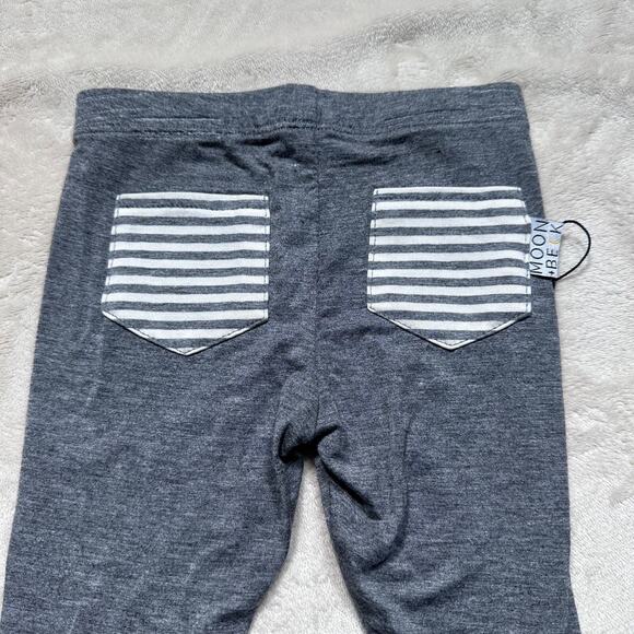Moon and Beck Baby 0-3 Months Gray Stripe Signature Leggings New - Picture 7 of 7